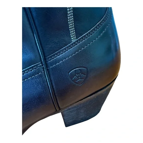 Ariat Women's Hazen Western Boots with a snip toe 11B Black 10014099 - Picture 4 of 11